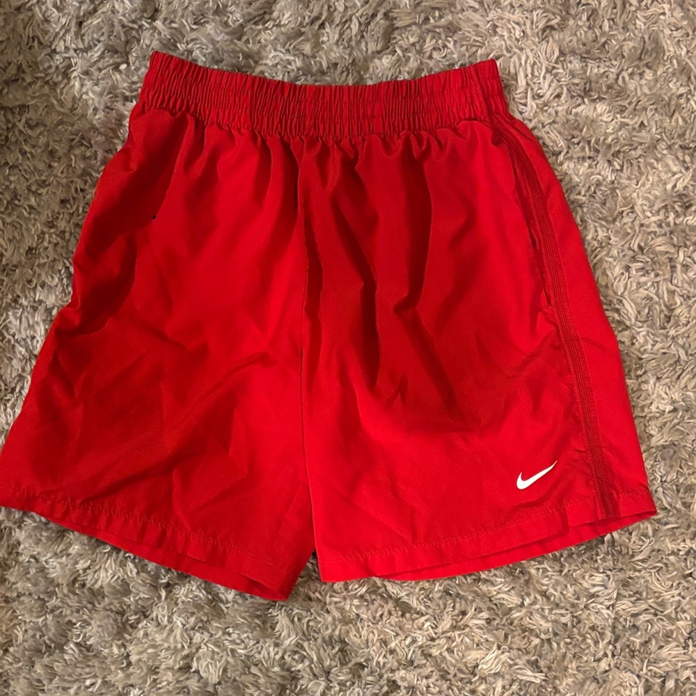 Nike Bright Red Sports Shorts